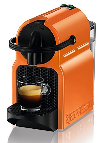 Nespresso DeLonghi Inissia EN80O – Cafetera de cápsulas, color naranja